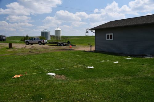 A mammoth may be hiding below a North Dakota garage